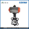 Butterfly valve with pneumatic actuators